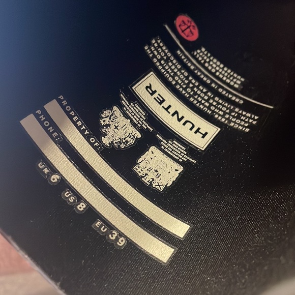 Hunter boots with socks included! - Picture 4 of 8